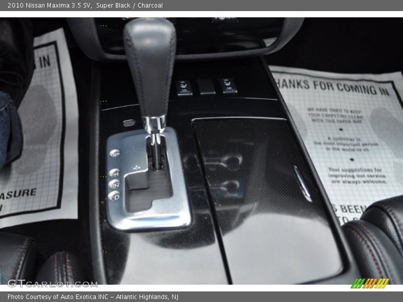 Super Black / Charcoal 2010 Nissan Maxima 3.5 SV