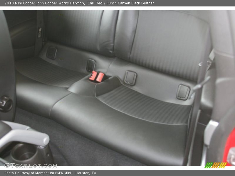 Chili Red / Punch Carbon Black Leather 2010 Mini Cooper John Cooper Works Hardtop