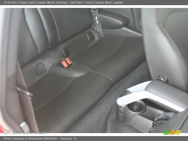 Chili Red / Punch Carbon Black Leather 2010 Mini Cooper John Cooper Works Hardtop