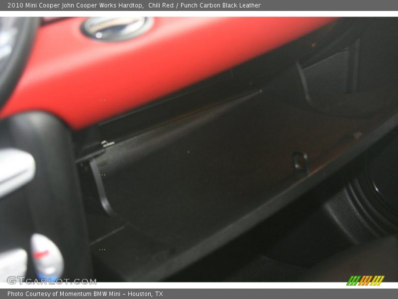 Chili Red / Punch Carbon Black Leather 2010 Mini Cooper John Cooper Works Hardtop