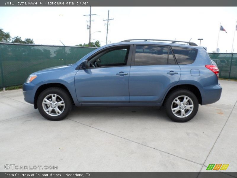 Pacific Blue Metallic / Ash 2011 Toyota RAV4 I4