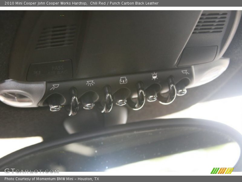 Chili Red / Punch Carbon Black Leather 2010 Mini Cooper John Cooper Works Hardtop
