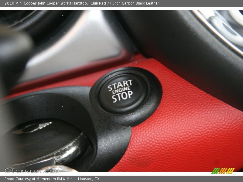 Chili Red / Punch Carbon Black Leather 2010 Mini Cooper John Cooper Works Hardtop