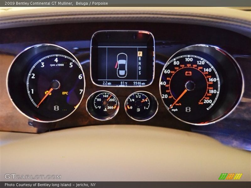  2009 Continental GT Mulliner Mulliner Gauges
