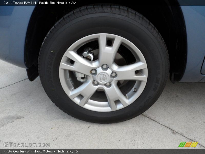 Pacific Blue Metallic / Ash 2011 Toyota RAV4 I4