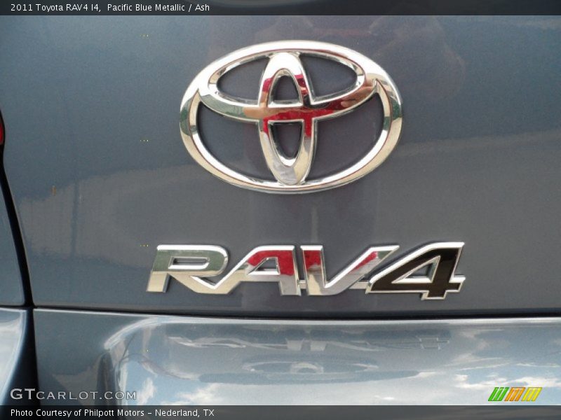 Pacific Blue Metallic / Ash 2011 Toyota RAV4 I4