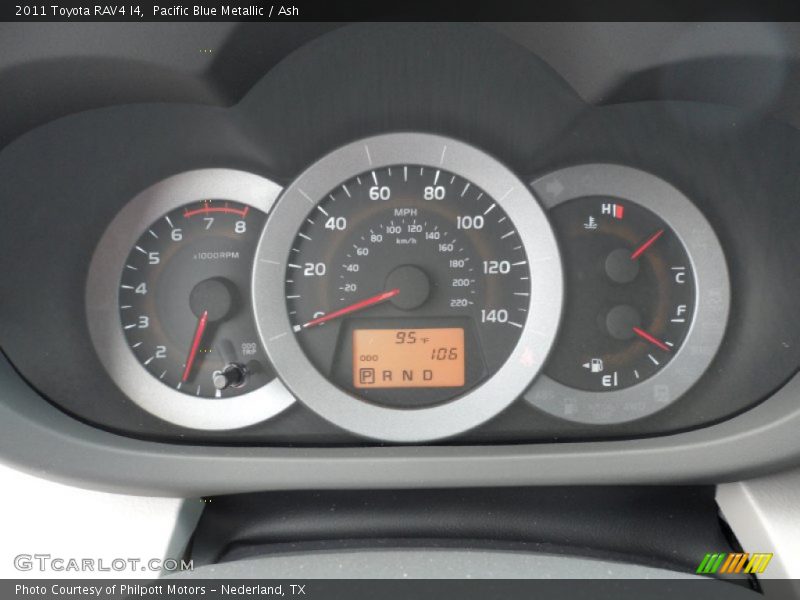 Pacific Blue Metallic / Ash 2011 Toyota RAV4 I4