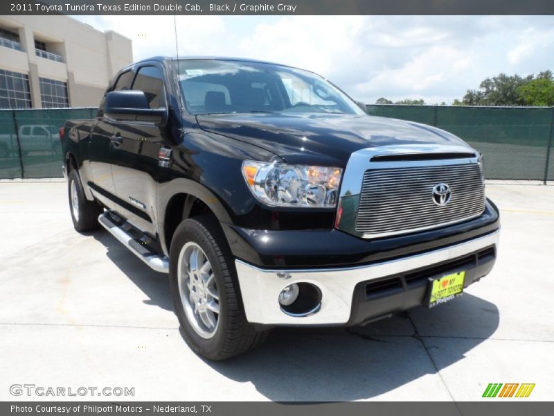 Black / Graphite Gray 2011 Toyota Tundra Texas Edition Double Cab