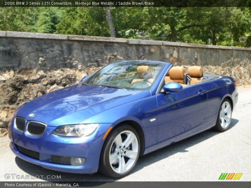 Front 3/4 View of 2008 3 Series 335i Convertible