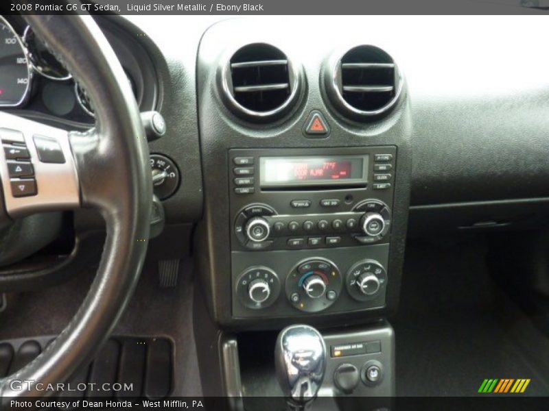 Liquid Silver Metallic / Ebony Black 2008 Pontiac G6 GT Sedan