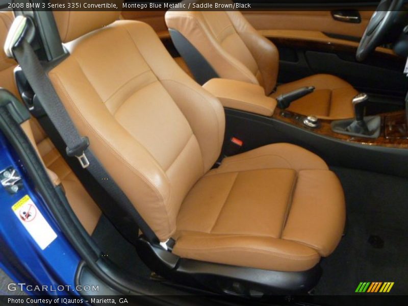  2008 3 Series 335i Convertible Saddle Brown/Black Interior