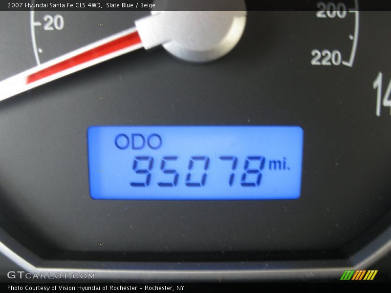 Slate Blue / Beige 2007 Hyundai Santa Fe GLS 4WD