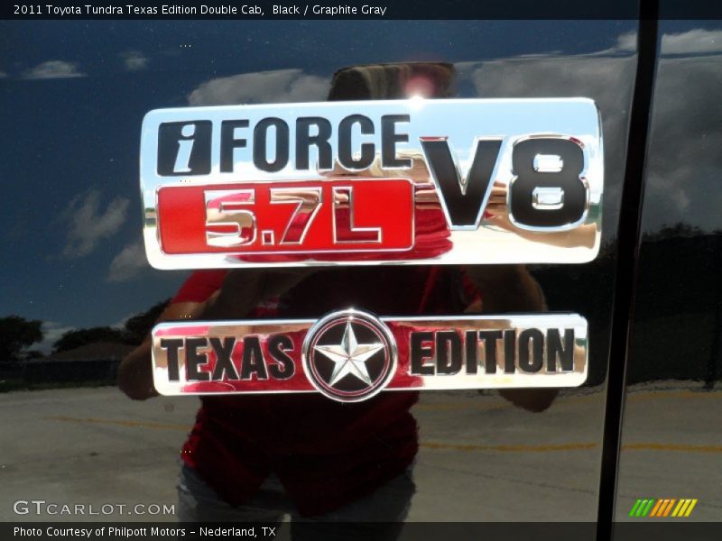 Black / Graphite Gray 2011 Toyota Tundra Texas Edition Double Cab
