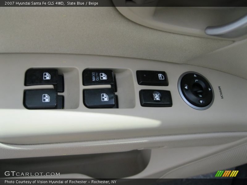 Slate Blue / Beige 2007 Hyundai Santa Fe GLS 4WD