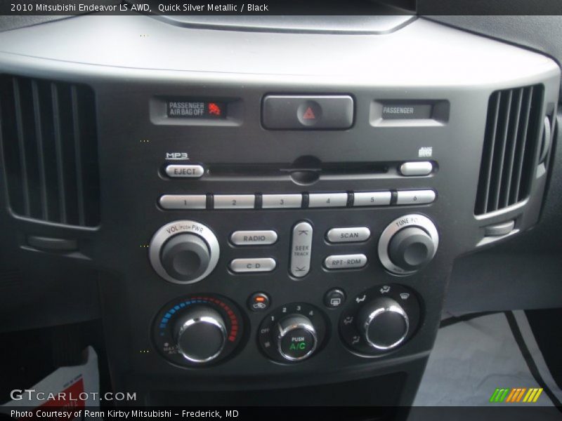 Controls of 2010 Endeavor LS AWD