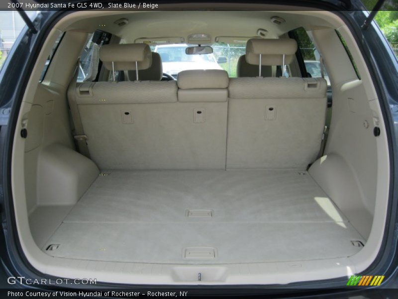 Slate Blue / Beige 2007 Hyundai Santa Fe GLS 4WD