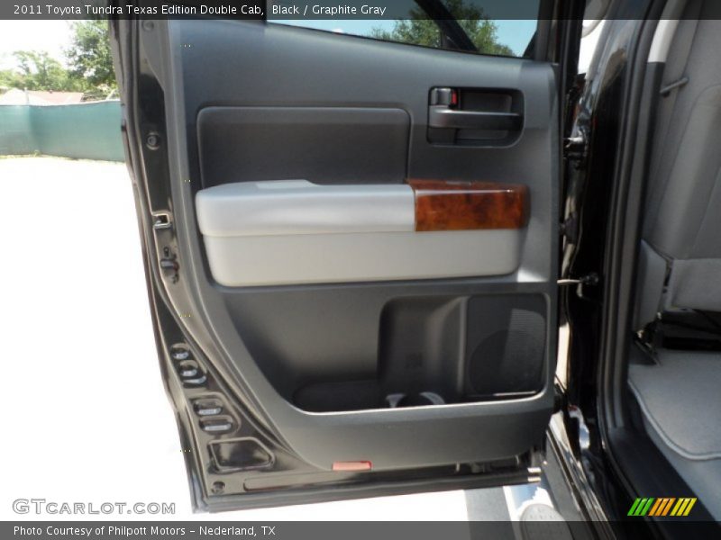 Black / Graphite Gray 2011 Toyota Tundra Texas Edition Double Cab