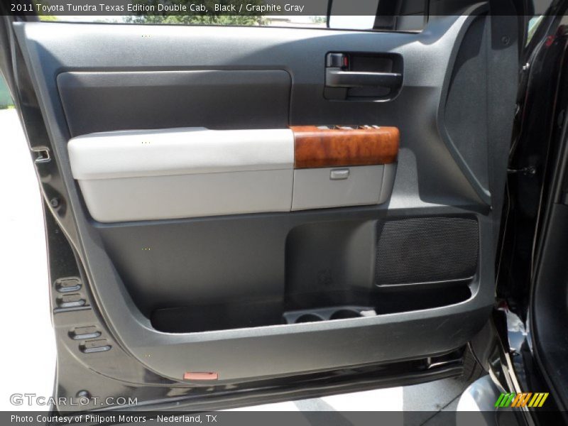 Black / Graphite Gray 2011 Toyota Tundra Texas Edition Double Cab