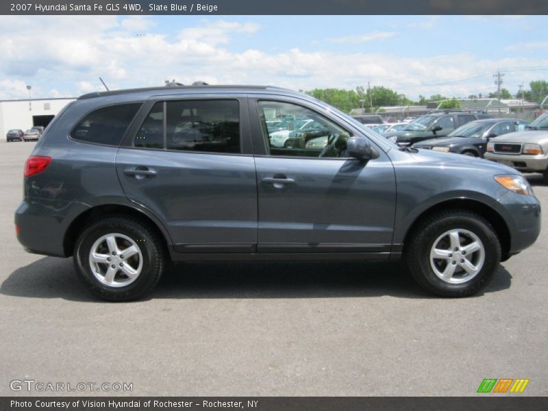 Slate Blue / Beige 2007 Hyundai Santa Fe GLS 4WD