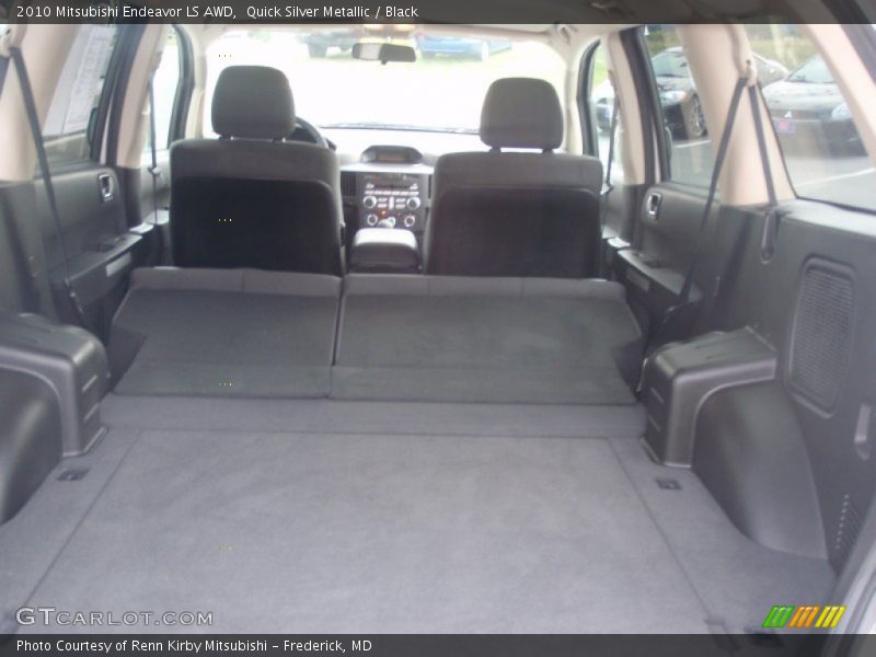 Quick Silver Metallic / Black 2010 Mitsubishi Endeavor LS AWD