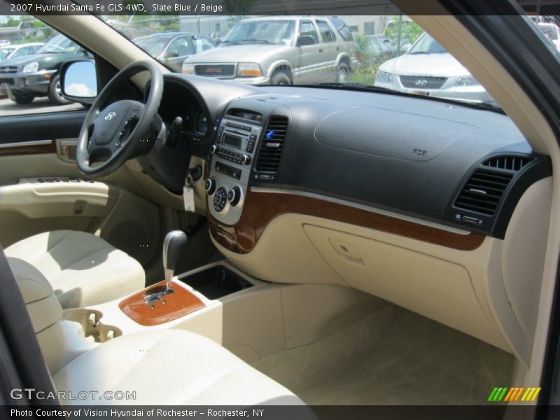 Slate Blue / Beige 2007 Hyundai Santa Fe GLS 4WD