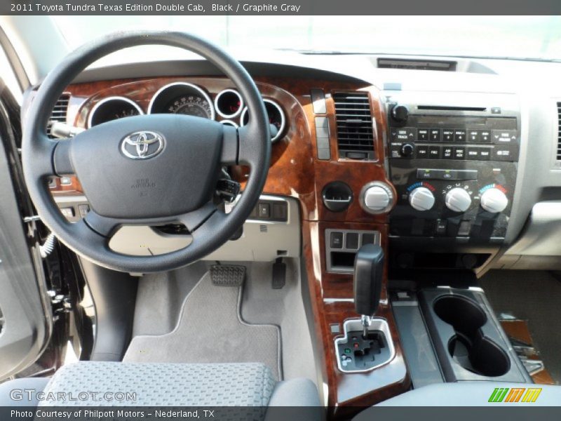 Black / Graphite Gray 2011 Toyota Tundra Texas Edition Double Cab