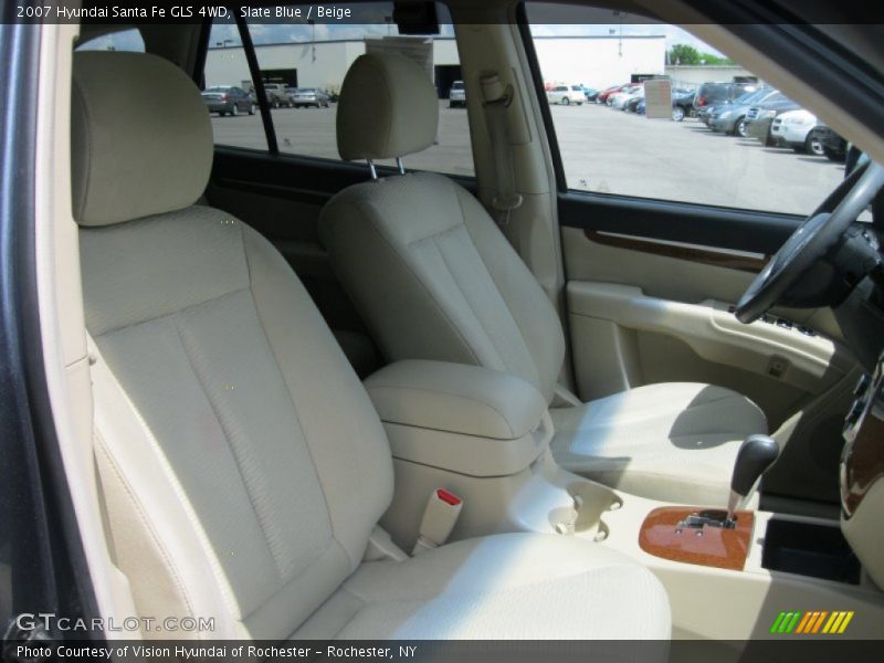 Slate Blue / Beige 2007 Hyundai Santa Fe GLS 4WD