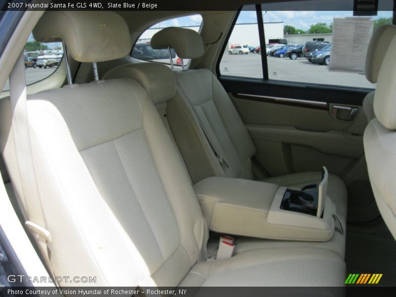 Slate Blue / Beige 2007 Hyundai Santa Fe GLS 4WD