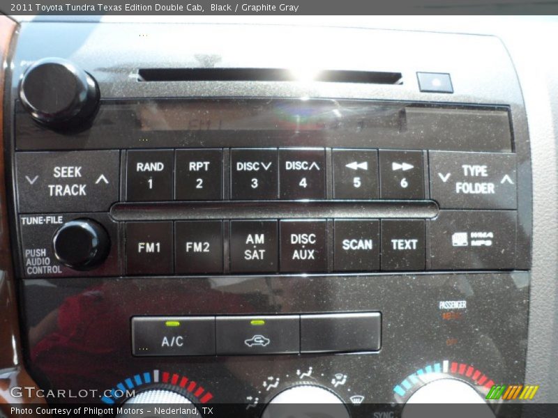 Black / Graphite Gray 2011 Toyota Tundra Texas Edition Double Cab