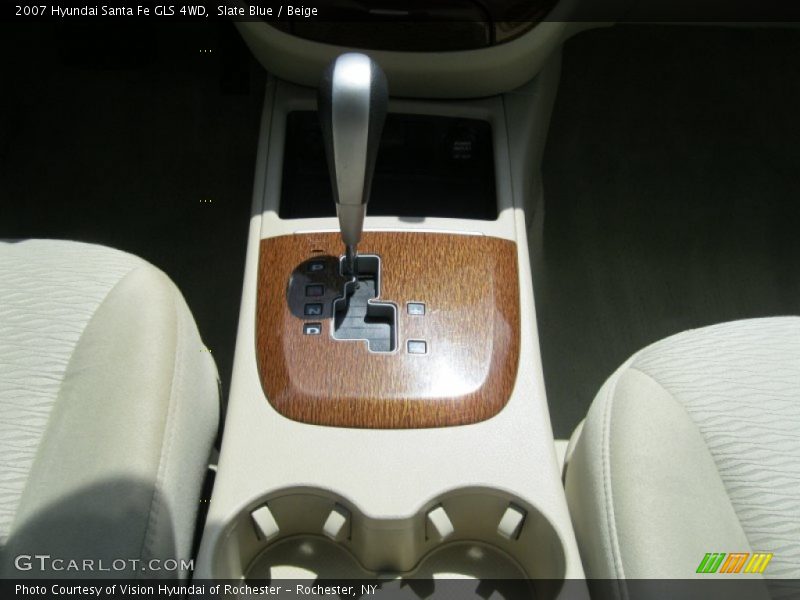 Slate Blue / Beige 2007 Hyundai Santa Fe GLS 4WD