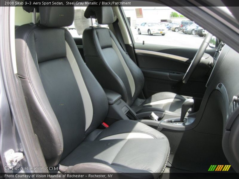  2008 9-3 Aero Sport Sedan Black/Parchment Interior