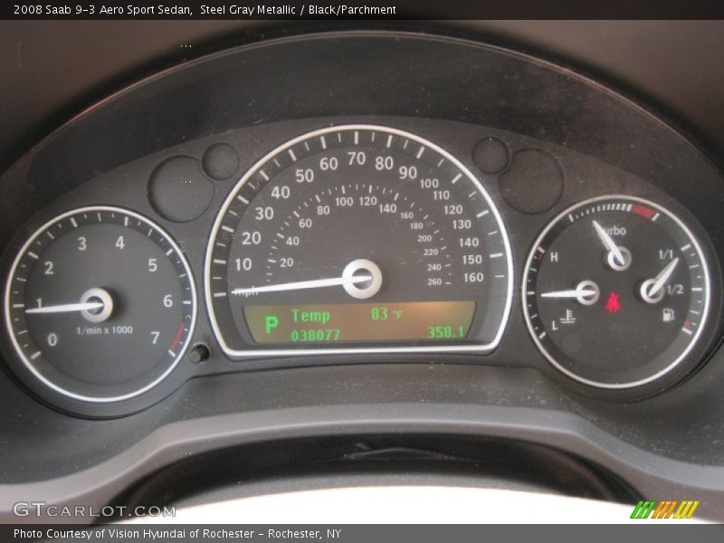  2008 9-3 Aero Sport Sedan Aero Sport Sedan Gauges
