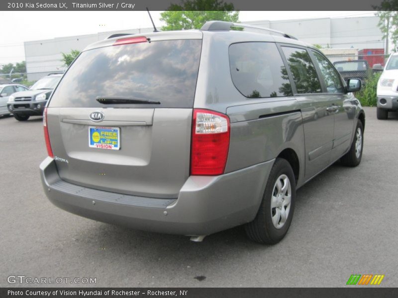 Titanium Silver / Gray 2010 Kia Sedona LX
