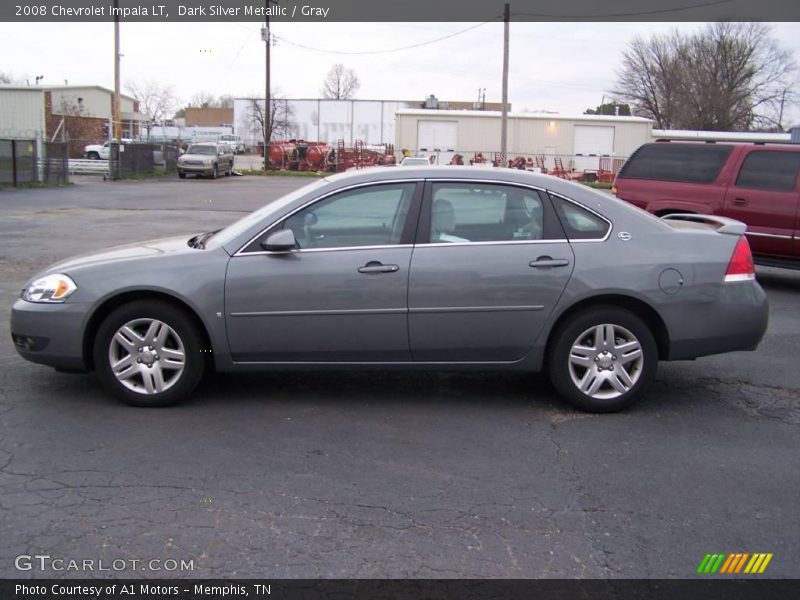 Dark Silver Metallic / Gray 2008 Chevrolet Impala LT
