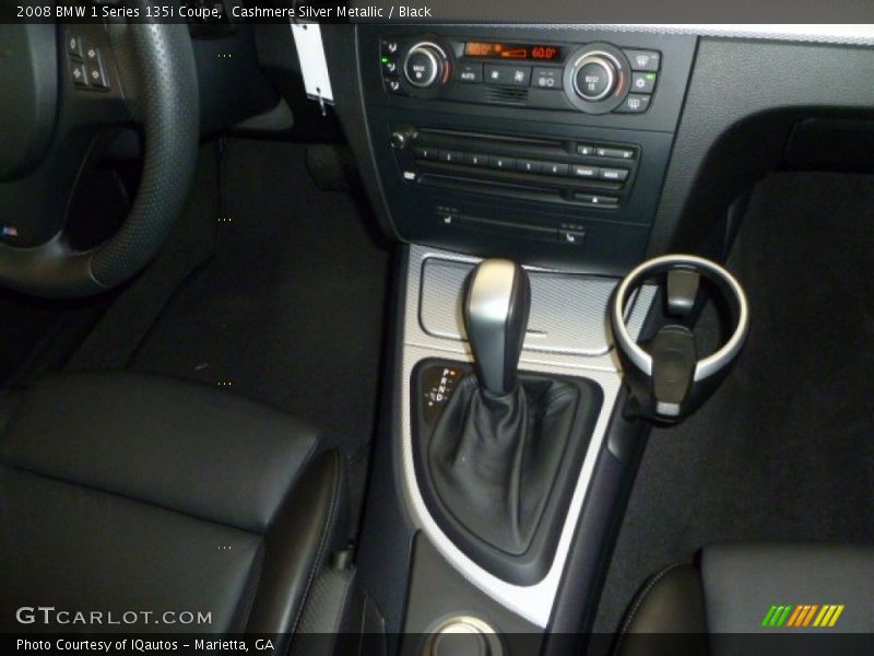 Cashmere Silver Metallic / Black 2008 BMW 1 Series 135i Coupe