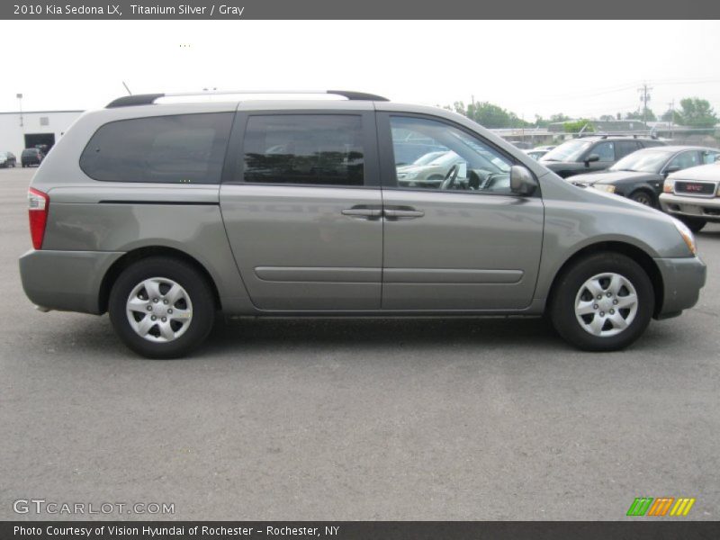 Titanium Silver / Gray 2010 Kia Sedona LX