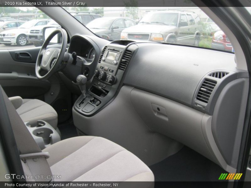 Titanium Silver / Gray 2010 Kia Sedona LX