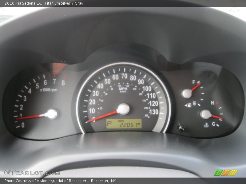 Titanium Silver / Gray 2010 Kia Sedona LX