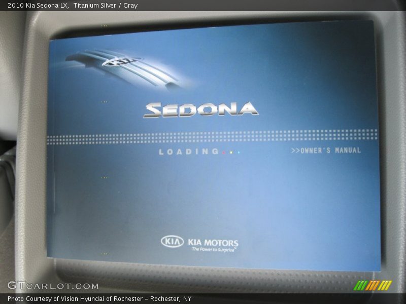 Titanium Silver / Gray 2010 Kia Sedona LX
