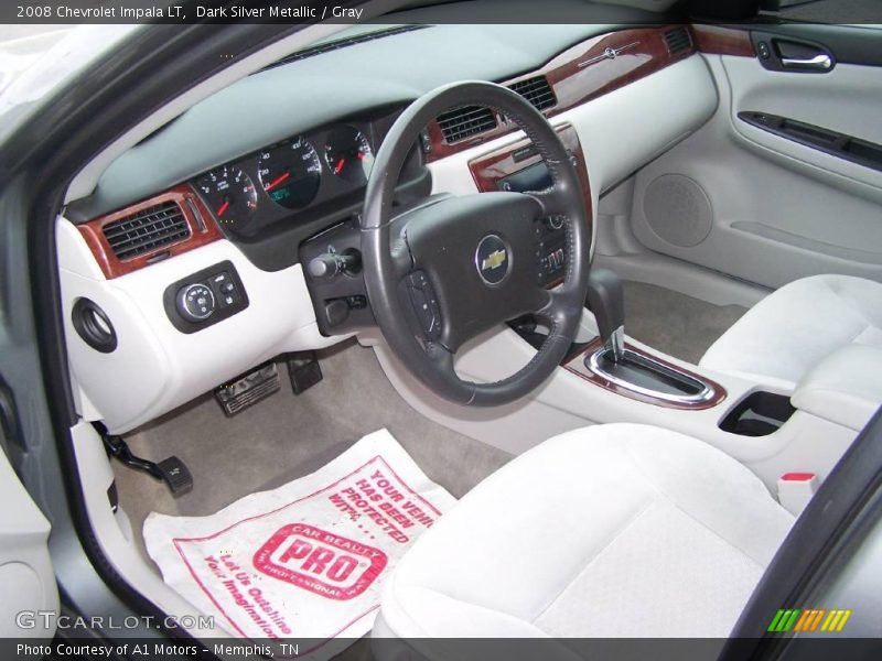 Dark Silver Metallic / Gray 2008 Chevrolet Impala LT