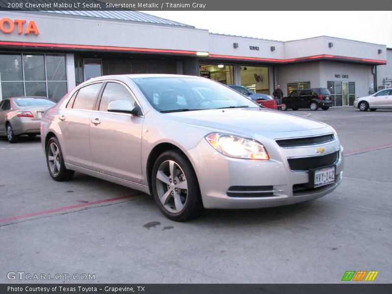 Silverstone Metallic / Titanium Gray 2008 Chevrolet Malibu LT Sedan