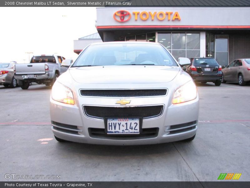Silverstone Metallic / Titanium Gray 2008 Chevrolet Malibu LT Sedan