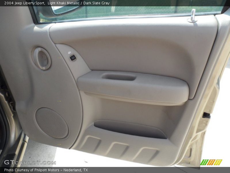 Light Khaki Metallic / Dark Slate Gray 2004 Jeep Liberty Sport