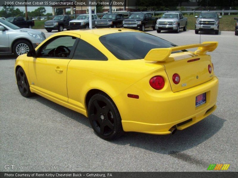 Rally Yellow / Ebony 2006 Chevrolet Cobalt SS Supercharged Coupe