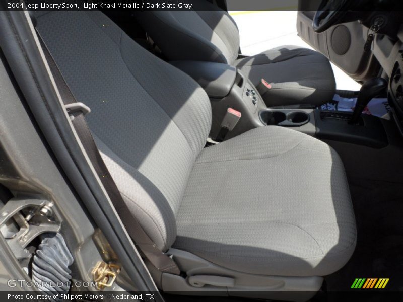 Light Khaki Metallic / Dark Slate Gray 2004 Jeep Liberty Sport