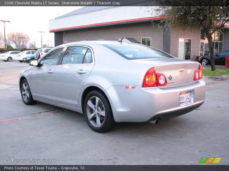 Silverstone Metallic / Titanium Gray 2008 Chevrolet Malibu LT Sedan
