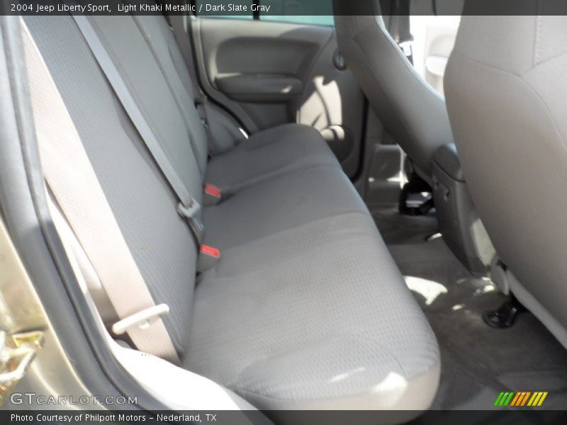 Light Khaki Metallic / Dark Slate Gray 2004 Jeep Liberty Sport