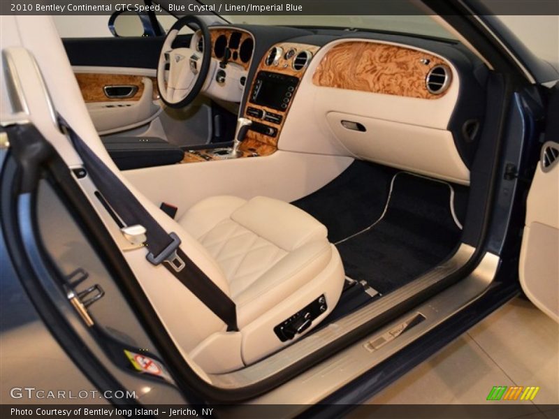  2010 Continental GTC Speed Linen/Imperial Blue Interior