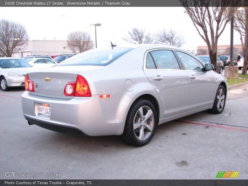Silverstone Metallic / Titanium Gray 2008 Chevrolet Malibu LT Sedan