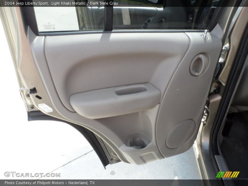 Light Khaki Metallic / Dark Slate Gray 2004 Jeep Liberty Sport
